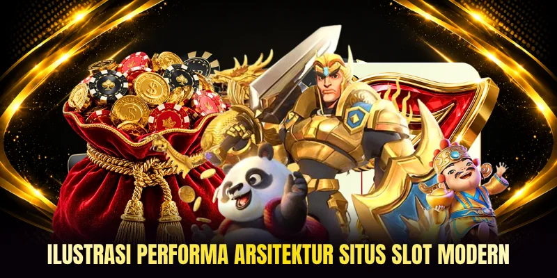 Ilustrasi performa arsitektur situs slot modern